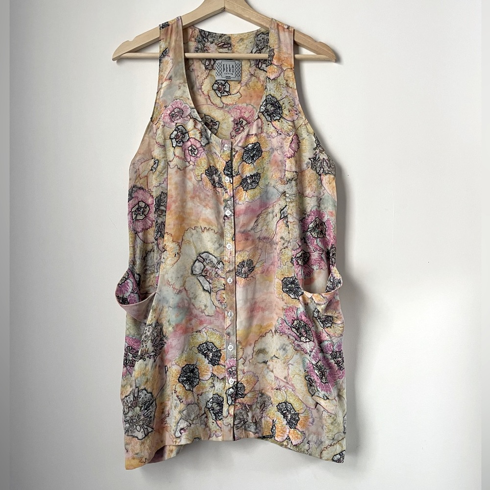 Artsy Silk overall dress